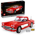 LEGO Icons 10321 Corvette 1961 Chevrolet Cabriolet Model Kit for Adults, 1,210 Pieces, Collectible Display Set