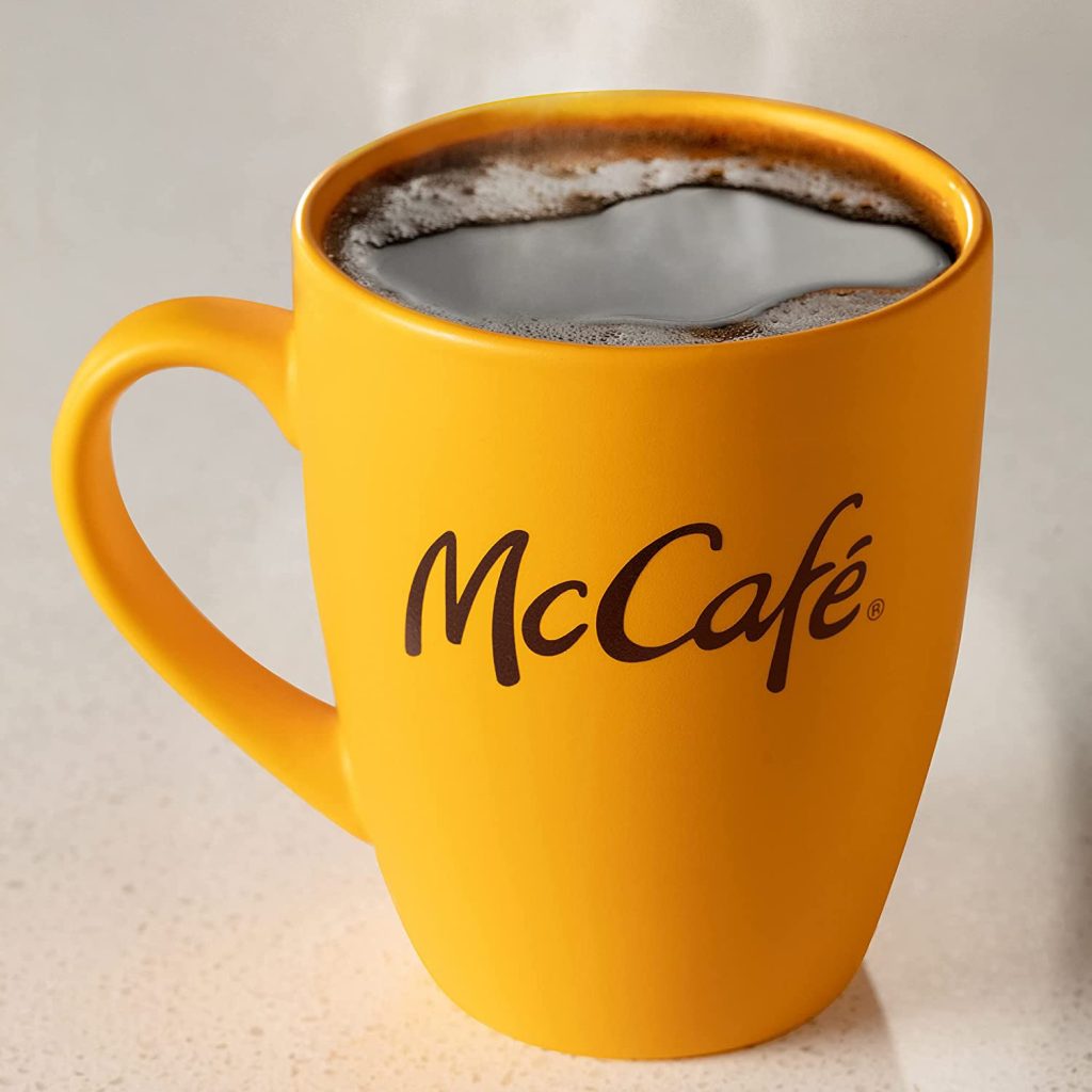 McCafe Decaf Medium Roast K-Cup Coffee Pods, 84 Count, 100% Arabica, Recyclable, Kosher