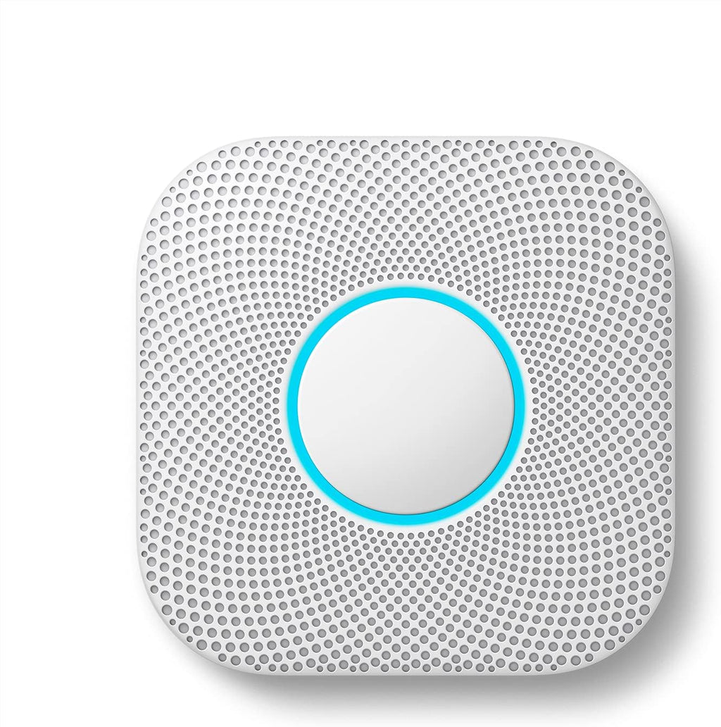 Nest Protect Battery Operated Smoke and Carbon Monoxide Detector, White