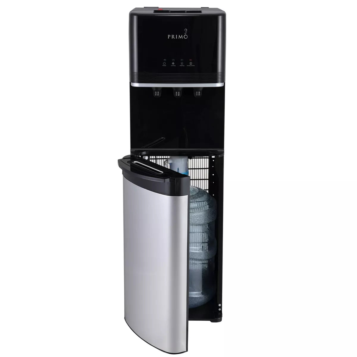 Primo Deluxe Stainless Steel Bottom-Load Water Cooler Dispenser, 3-Temp Settings