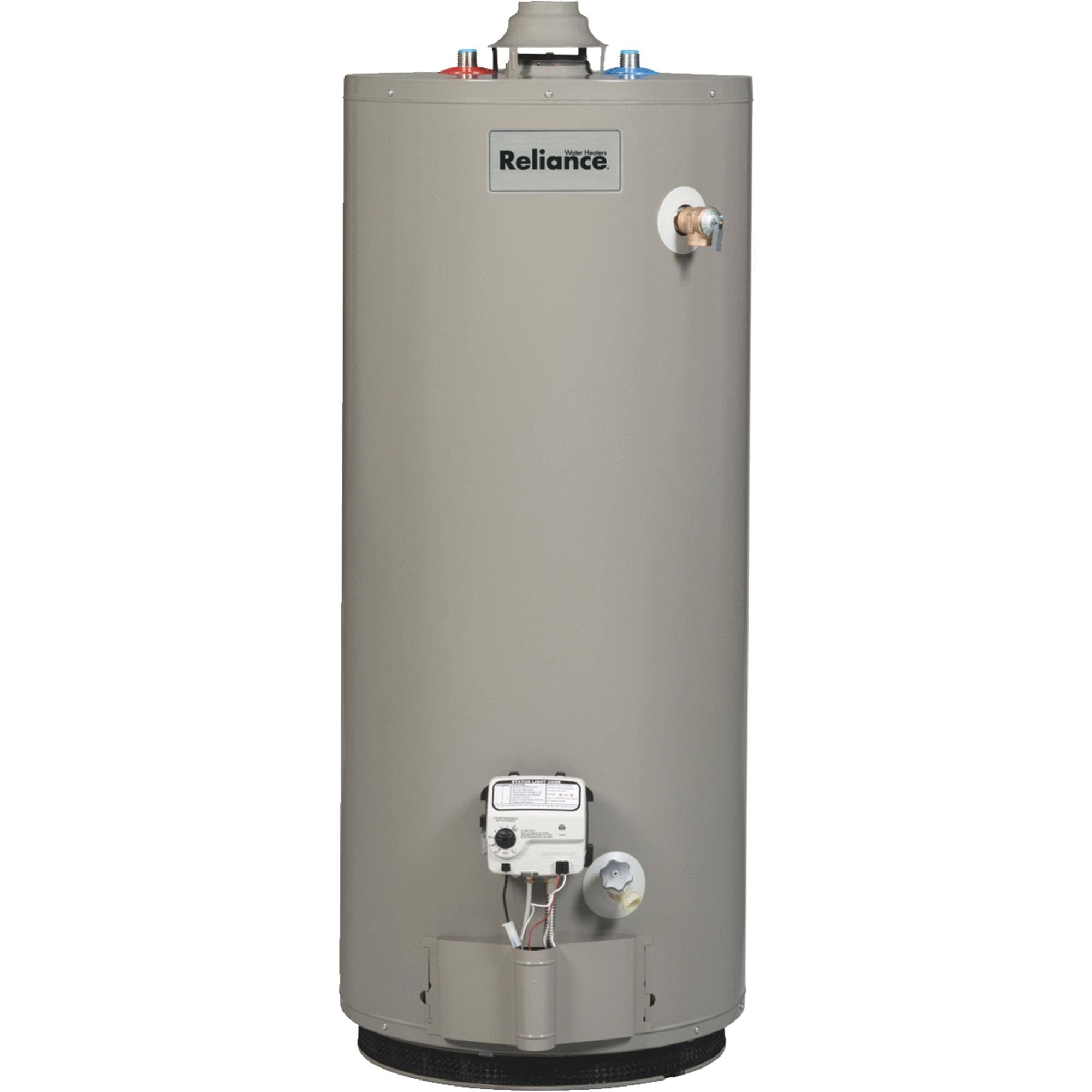 Reliance 6 40 PBCS Propane Gas Water Heater, 40 Gallon, Eco-Friendly Insulation, Green Choice Burner