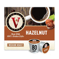Victor Allen's Hazelnut Blend Medium Roast Coffee, 80 K-Cup Pods, Flavored Arabica, Compatible with Keurig Brewers