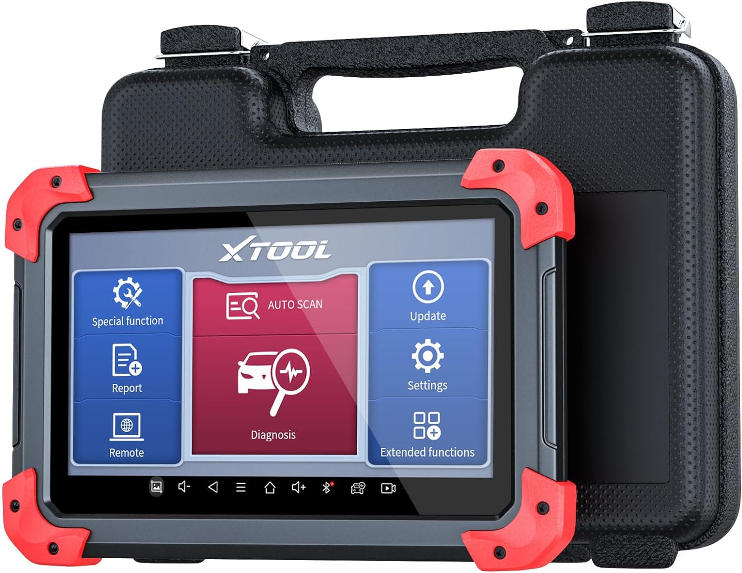 XTOOL D7 Automotive OBD2 Scanner, Bidirectional, ECU Coding, 36+ Resets, Android 10, 3-Year Updates, All System Diagnostics