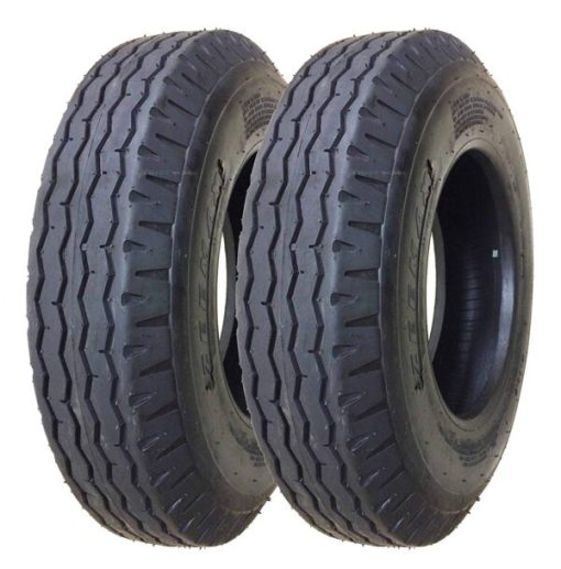 Zeemax Heavy Duty Trailer Tires 8-14.5 14PR Load Range G Set of 2